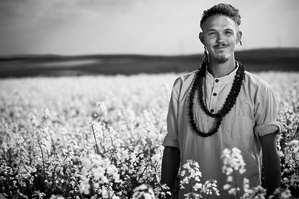 Portrait 2014 Rapsfeld Feld Landschaft Horizont Ladendorf Niederösterreich Österreich Raps