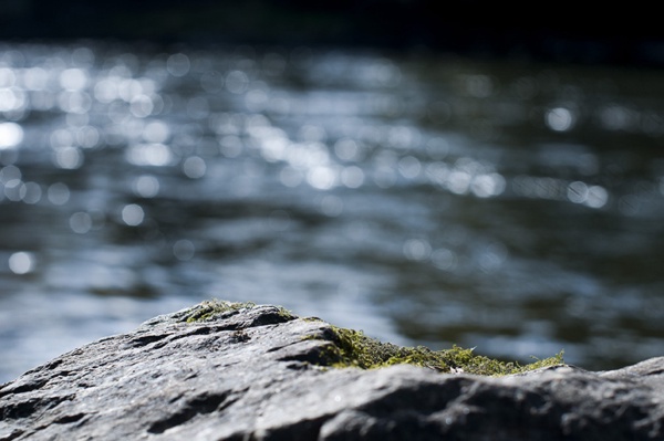 2016 Mur Wasser Bokeh Fels Stein Tiefenschärfe