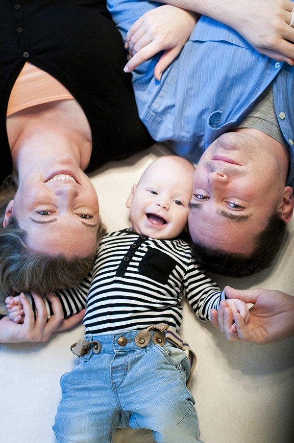 Familie Sohn Mutter Vater Gemeinsam 