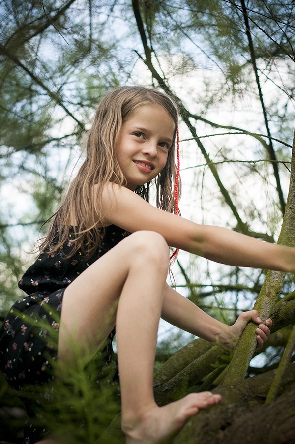 Portrait 2016 klettern Österreich Judendorf Mädchen Haarschmuck